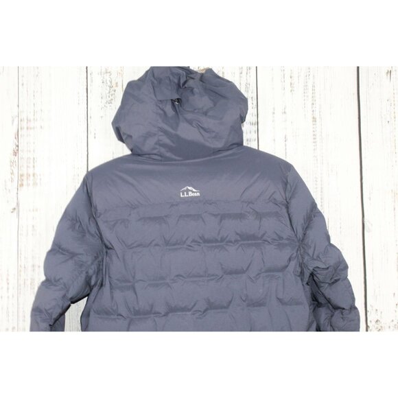 LL Bean Wind Challenger Stretch Down Jacket Blue Size XL - Picture 9 of 11
